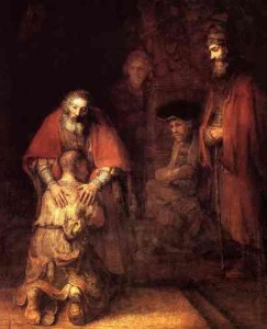 Le Fils Perdu, The Prodigal Son, The Lost Son, De Verloren Zoon. Door Rembrandt